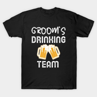 Groom's Drinking Team T-Shirt
